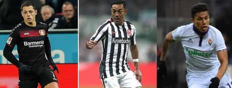 Chicharito, Marco Fabian y Salcedo que juegan en Europa piden a Chivas dar la vuelta al marcador Chicharito, Marco Fabian y Salcedo que juegan en Europa piden a Chivas dar la vuelta al marcador