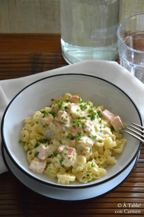 Pasta con Salmón y Vodka