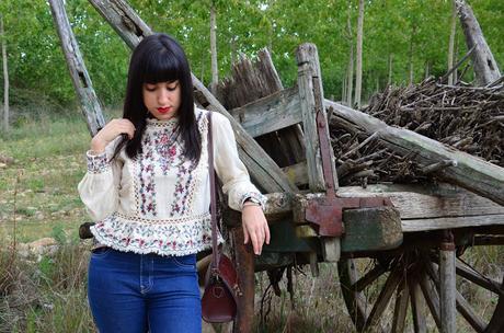 Embroidery blouse