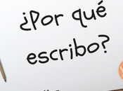 ¿Por escribo?