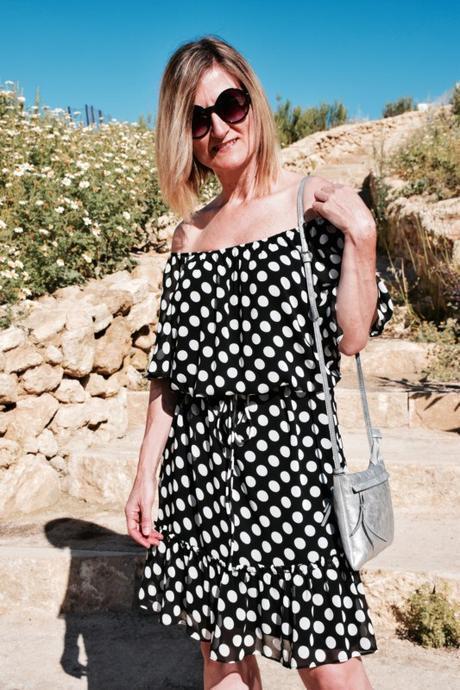 polka-dots-ruffles-off-shoulders