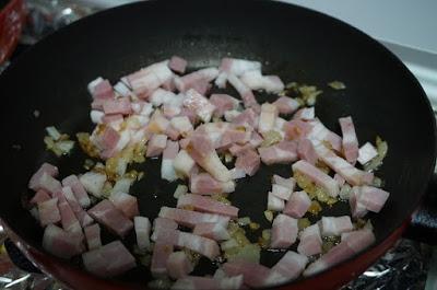 Guisantes con bacon