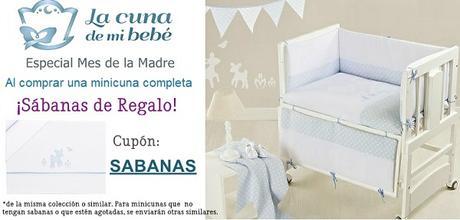 Al comprar una minicuna de regalo las sábanas