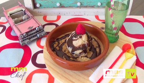 MASMUSCULO CHEF: AMERICAN FITCOOKIE CON HELADO DE PLATANO Y VAINILLA