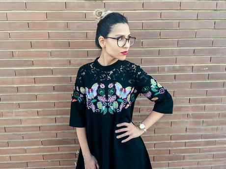 EMBROIDERED BUTTERFLIES