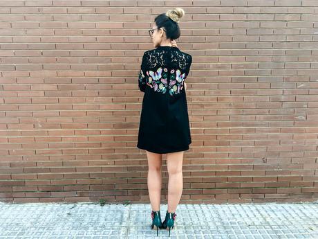 EMBROIDERED BUTTERFLIES