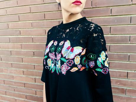 EMBROIDERED BUTTERFLIES