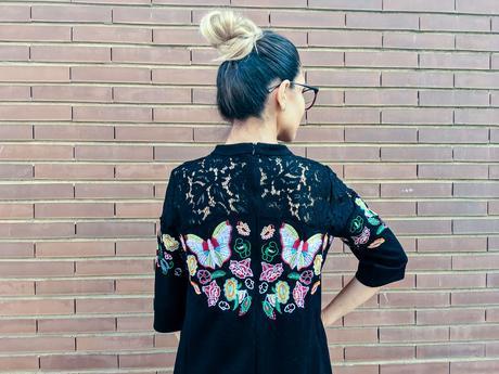 EMBROIDERED BUTTERFLIES