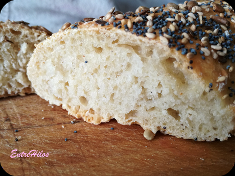 como hacer pan de semillas en casa