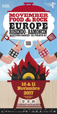 Rosendo, Europe, Ramoncín y Achtung Babies, en el Movember Food & Rock Festival