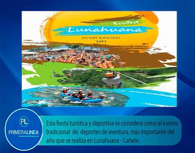 XXVIII FESTIVAL  INTERNACIONAL DE DEPORTES DE AVENTURA Y ECOAVENTURA  LUNAHUANÁ 2017…