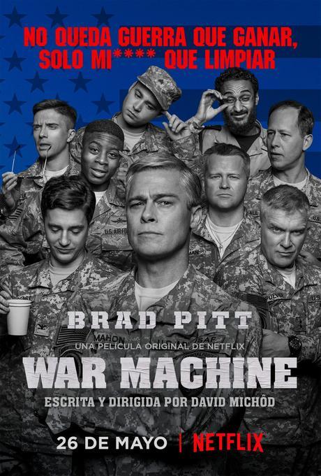Segundo trailer de WAR MACHINE, nuevo estreno de Netflix con Brad Pitt