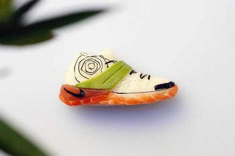 Shoe-Shi: zapatillas de deporte comestibles hechas de sushi