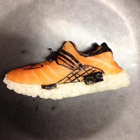 Shoe-Shi: zapatillas de deporte comestibles hechas de sushi