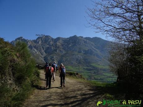 Camino de Pelúgano a Peña Mea