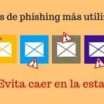Tipos de phishing más utilizados