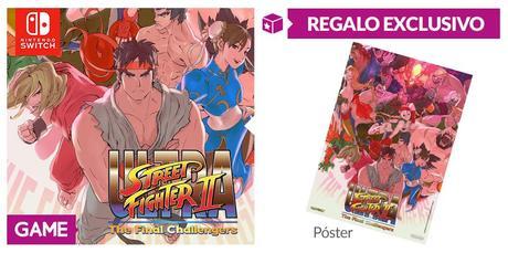 Espectacular póster de regalo por reservar ULTRA STREET FIGHTER II en GAME