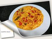 Tortilla bacalao pimientos asados campo rico