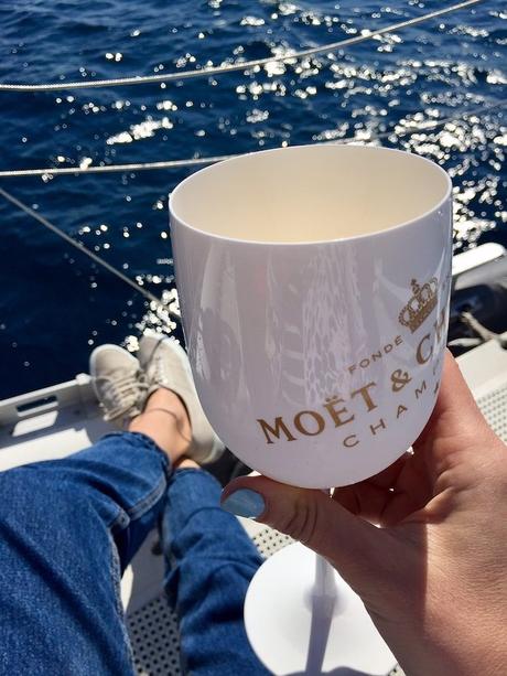 five star boat barcelona moet