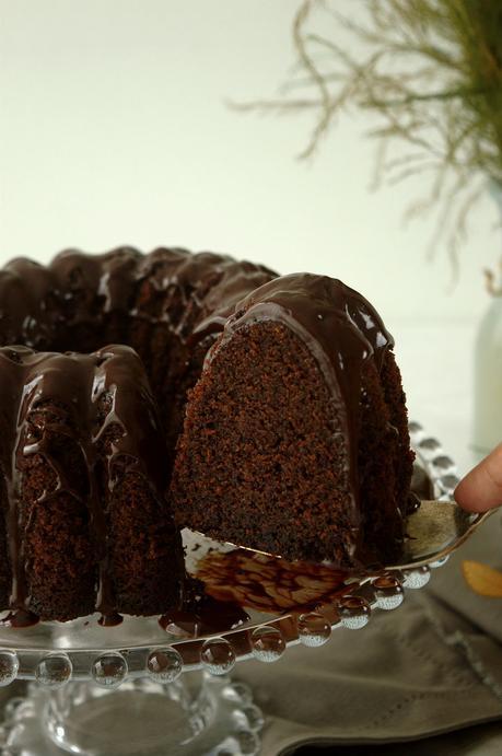 Chocolate Expresso Bundt Cake #BundtBakers