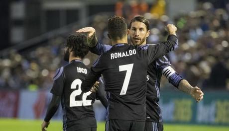 Real Madrid goleó 4-1 a Celta de Vigo y quedó a un punto del título de la Liga Real Madrid goleó 4-1 a Celta de Vigo y quedó a un punto del título de la Liga