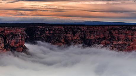 Video TimeLapse captura rara inversión de nube completa en el Gran Cañón