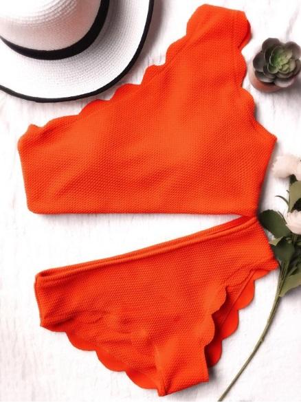 Scalloped & Tie Dye bikini