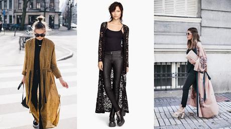 La nueva obsesión: kimonos, guardapolvos, batas y gabardinas