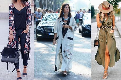 La nueva obsesión: kimonos, guardapolvos, batas y gabardinas