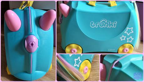 Trunki unicornio unicorn cola enganche ruedas cuernos muymami