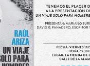 Presentación viaje sólo para hombres" Raúl Ariza