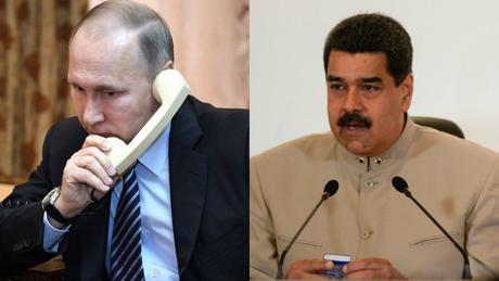 Putin le pide a Maduro que actúe “dentro de la ley”