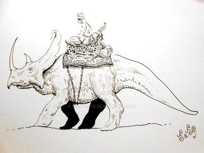 Unas cuantas ilustraciones dinosaurianas... (IX)