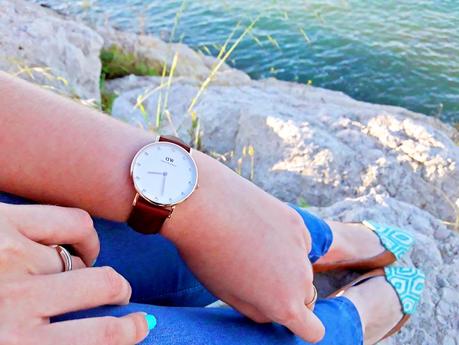 Imagen 4 look con reloj classy 34mm st mawes de Daniel Wellington