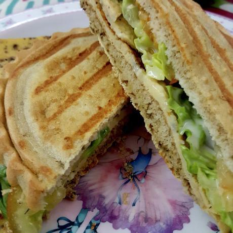 “CAKE-SANDWICH” DE TORTILLA Y VEGETAL