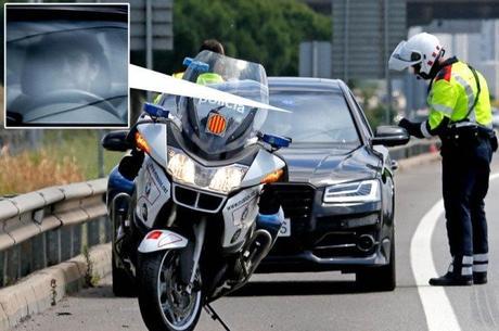 Gerard Pique y sus problemas con la velocidad, le han quitado 6 puntos