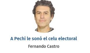 A Pechi le sonó el celu electoral