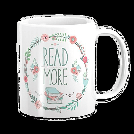 Taza para amantes de los libros