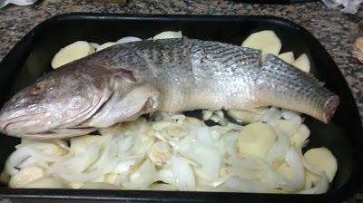 Corvina al horno