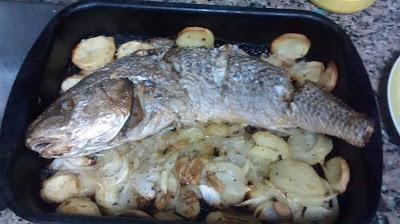 Corvina al horno