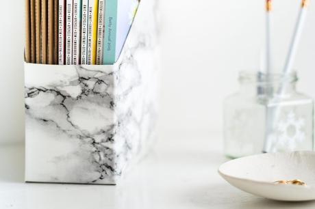 DIY ¿un toque de mármol en tu oficina?