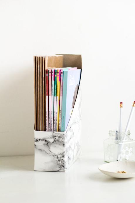 DIY ¿un toque de mármol en tu oficina?