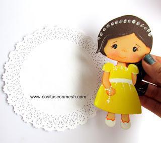 Ideas de cómo personalizar bolsas de regalo para bautizos de niña