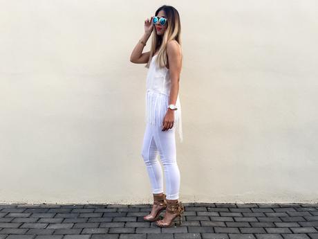 WHITE FRINGED WHITE FRINGED