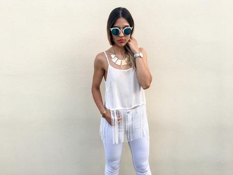 WHITE FRINGED WHITE FRINGED