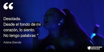 Al menos 22 muertos y 59 heridos en un atentado suicida al término de un concierto de Ariana Grande en Manchester