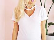 Cuellos abiertos Choker T-shirt