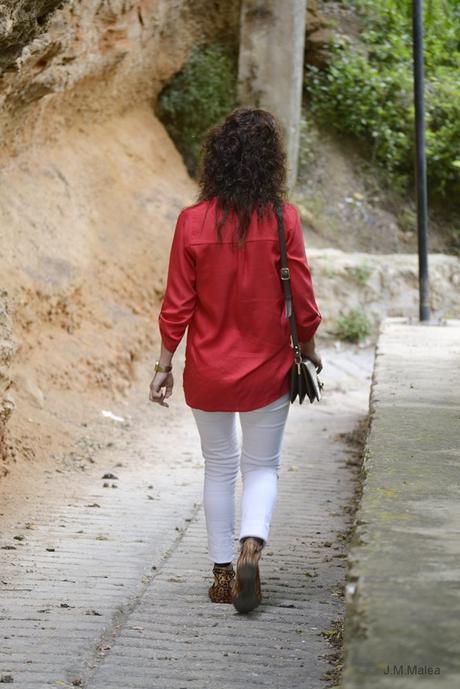RED & WHITE & LEOPARD.