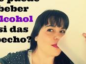 puede beber alcohol pecho?