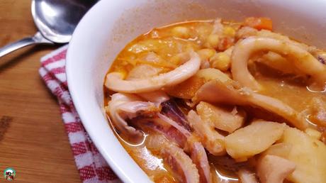 Arroz con calamares